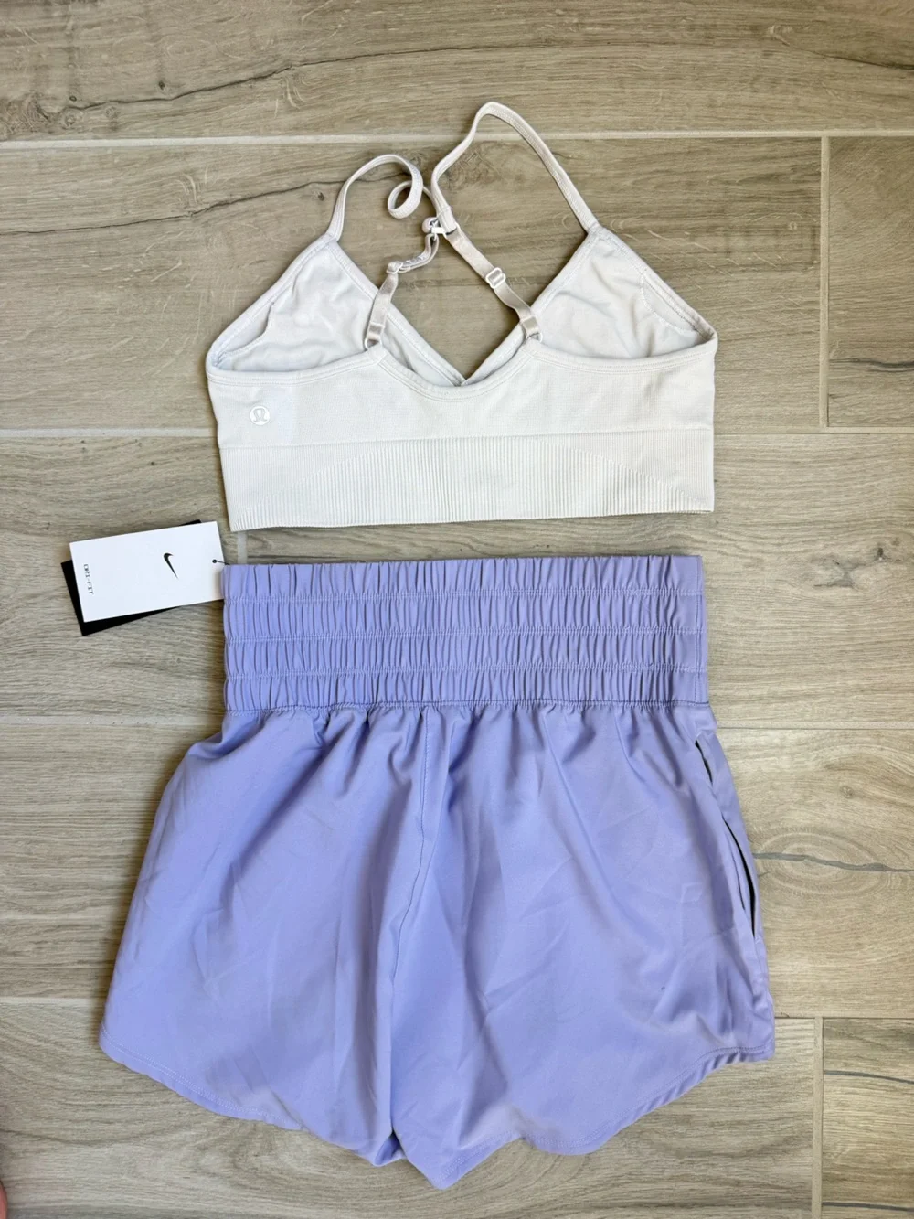 New Nike Small Purple Dri Fit Running Shorts Lululemon Gray Sports Bra 4 Set